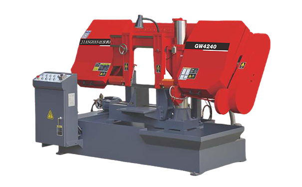 塘厦镇GW4240双柱卧式带锯床